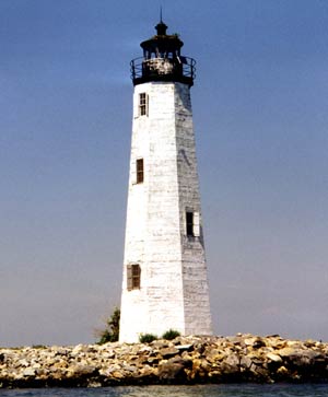 New Point Comfort Lighthouse after restoration